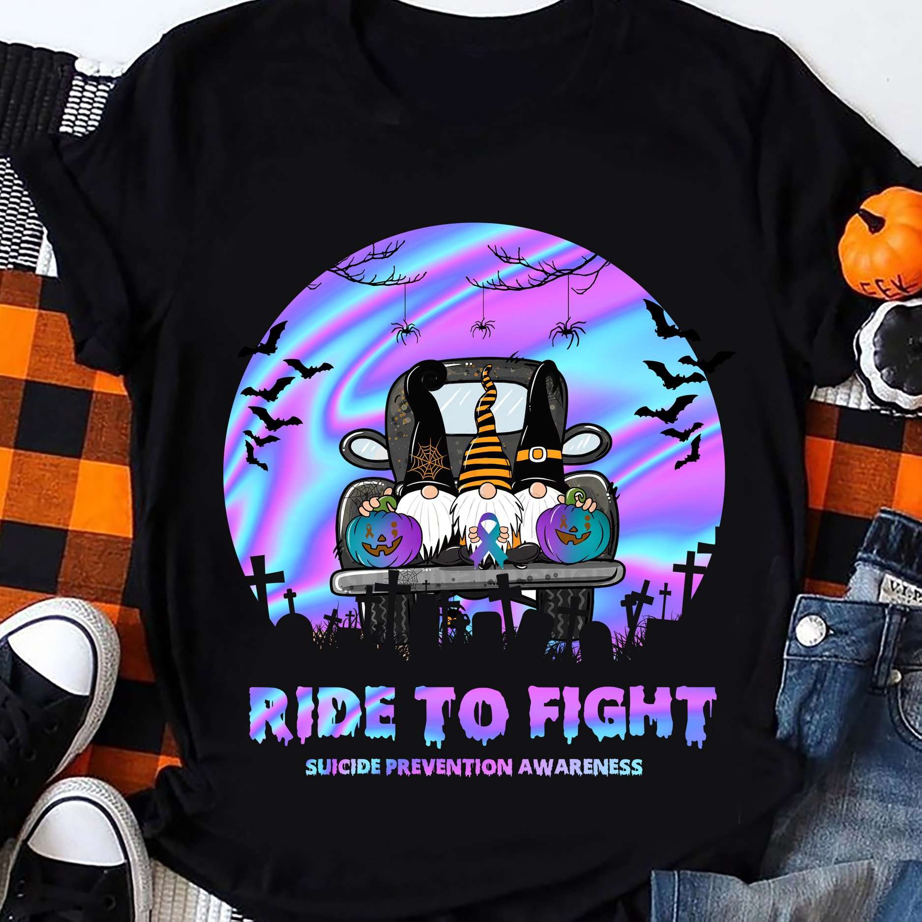 Ride to fight - Suicide prevention awareness, gift for vehicle lover