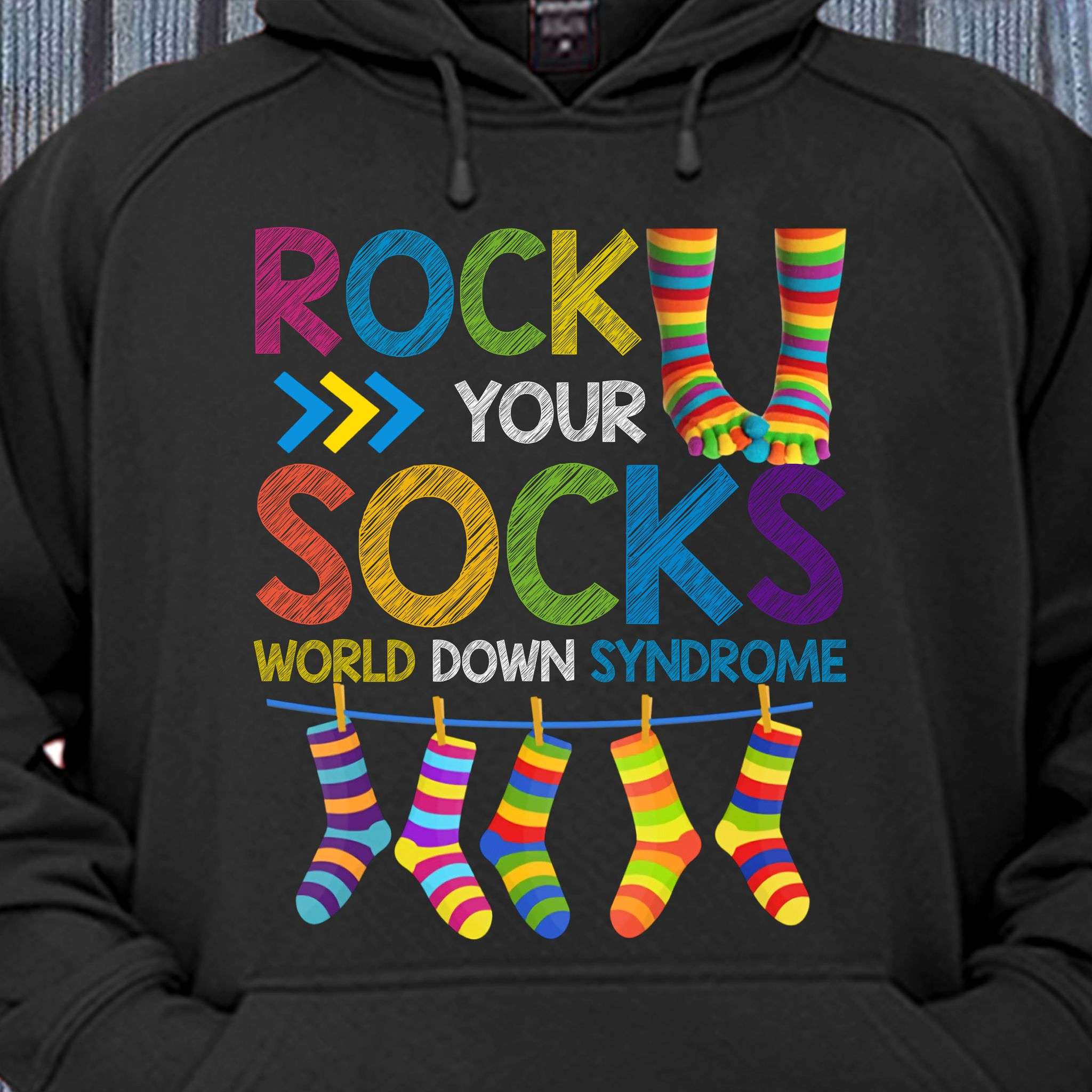 Rock your sock, world down syndrome - Down Syndrome Awareness