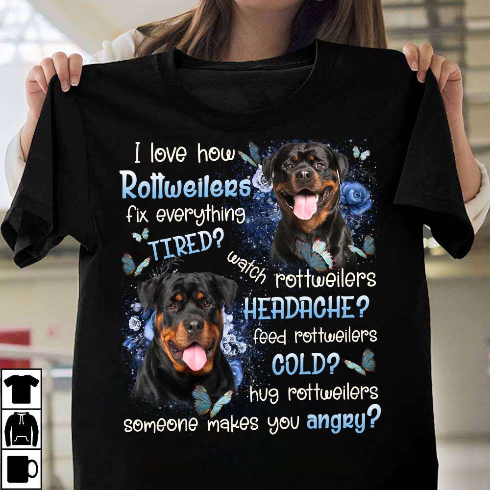 Rottweiler dog - Gift for dog lover, Rottweiler dog lover gift