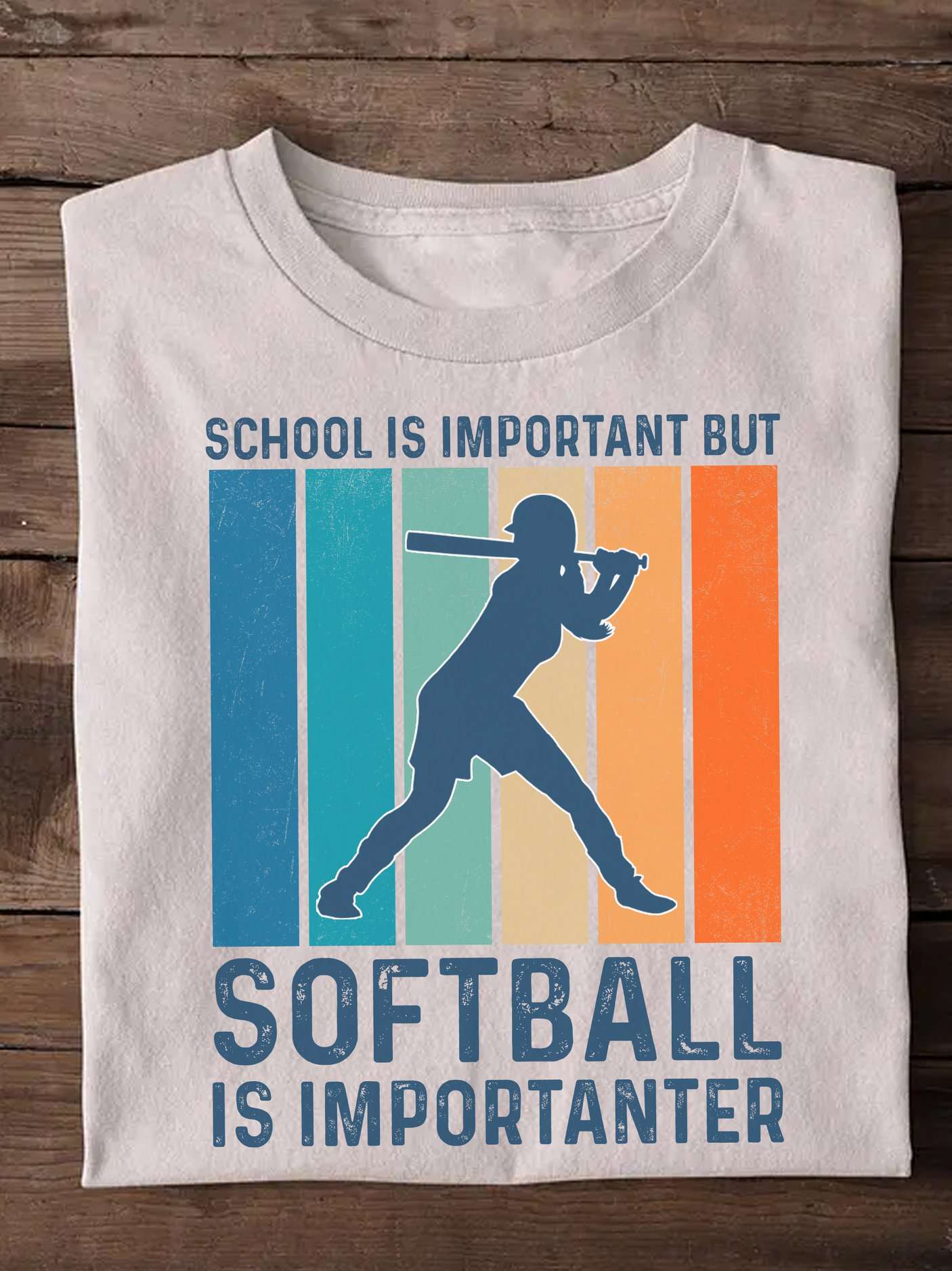 School is important but softball is importanter - Softball girl player