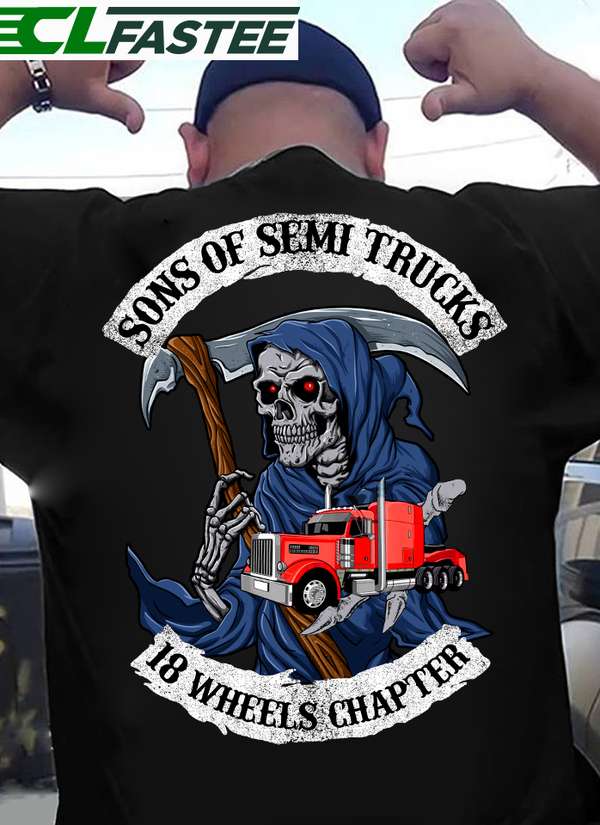 Sons of semi trucks, 18 wheels chapter - Skull truck driver