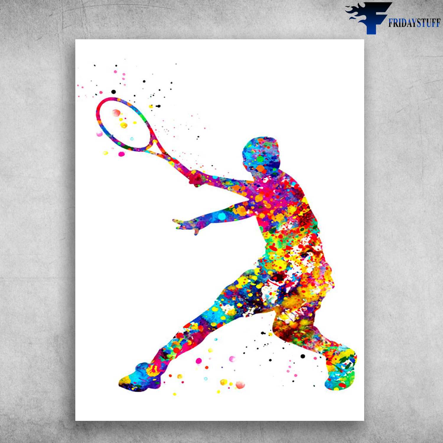 Tennis Art, Tennis Lover, Tennis Poster