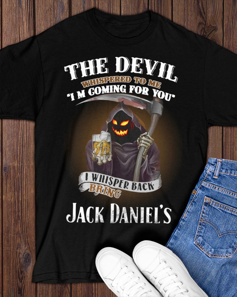 The devil and beer - Jack Daniel's beer, gift for beer drinker