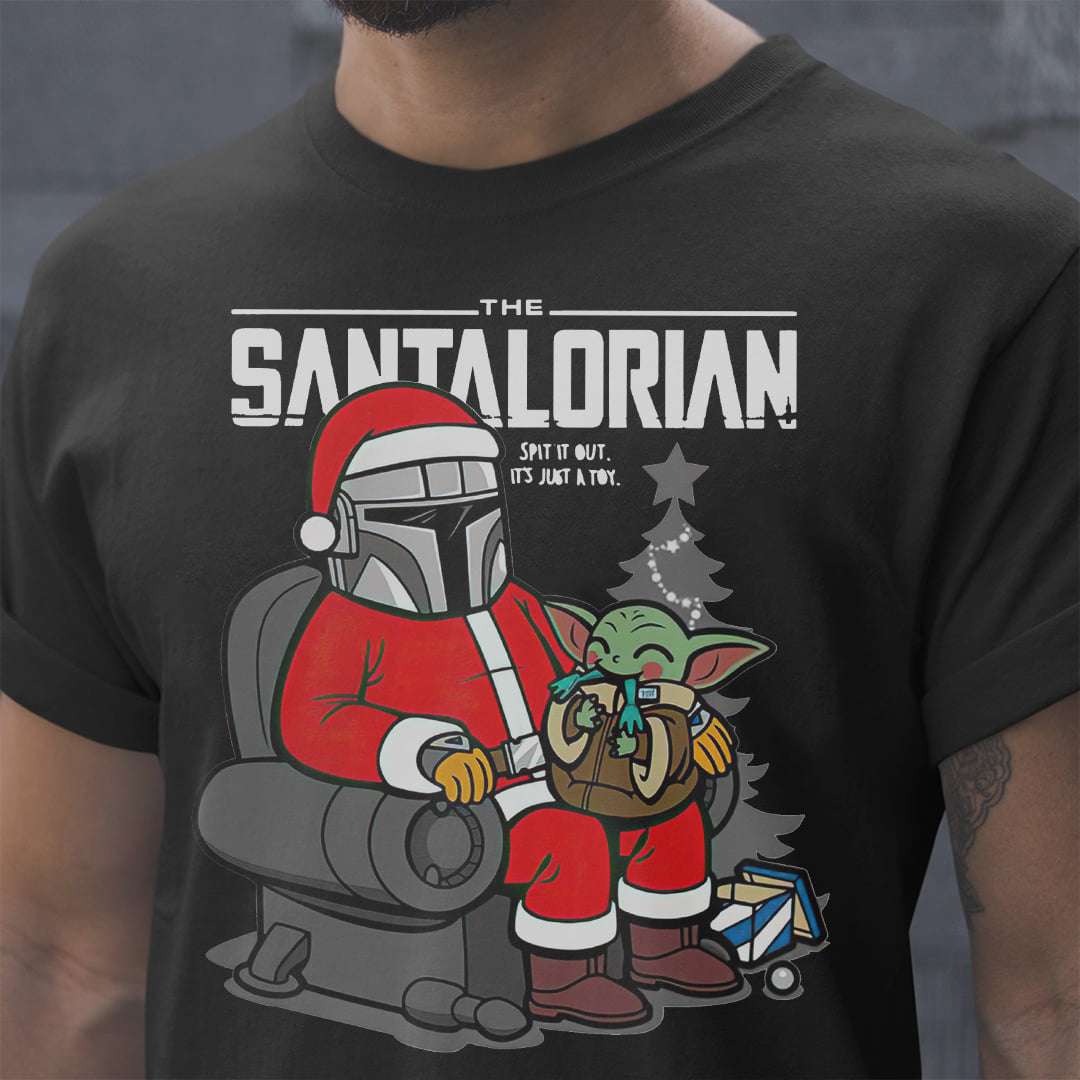 The santalorian - Yoda and Santa, Christmas day gift