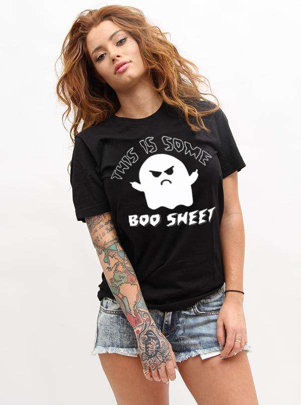 This is some boo sheet - Angry white boo, Halloween white boo shirt