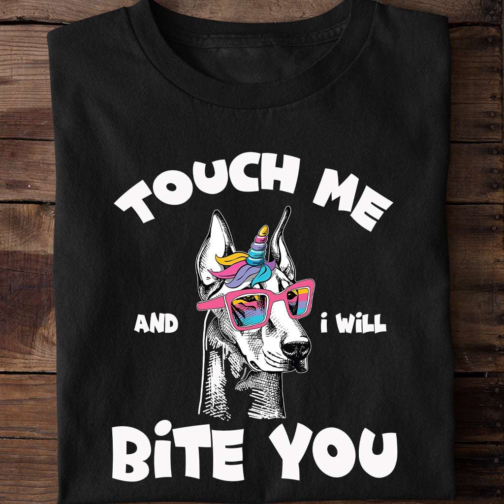 Touch me and I will bite you - Unicorn dog costume, Halloween unicorn costume