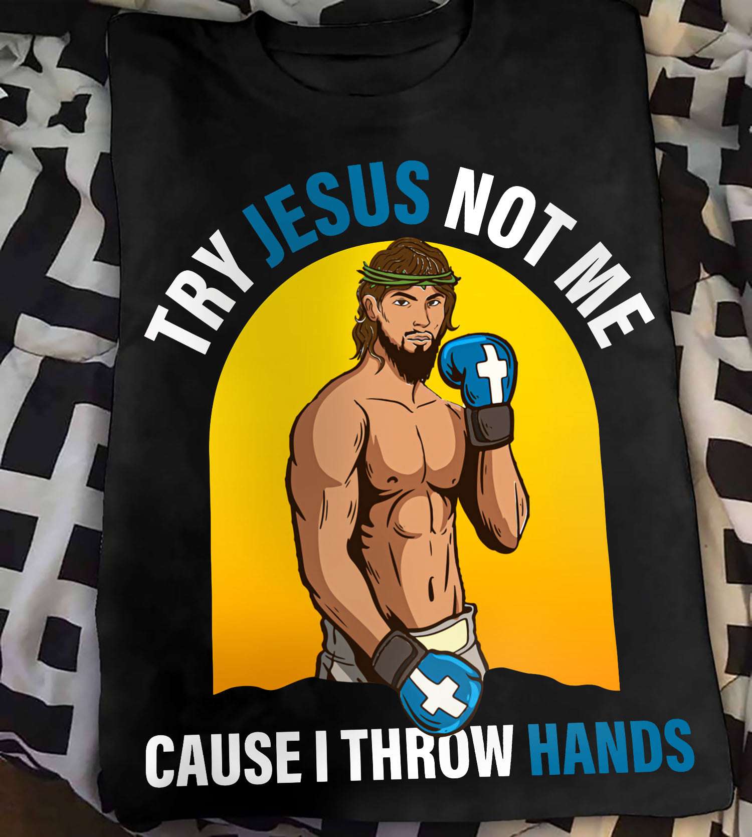 Try Jesus not me cause I throw hands - Jesus boxing player, Jesus the god