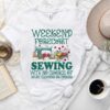 Weekend forecast, sewing with no chance of house cleaning or cooking - Sewing machine, gift for sewing people