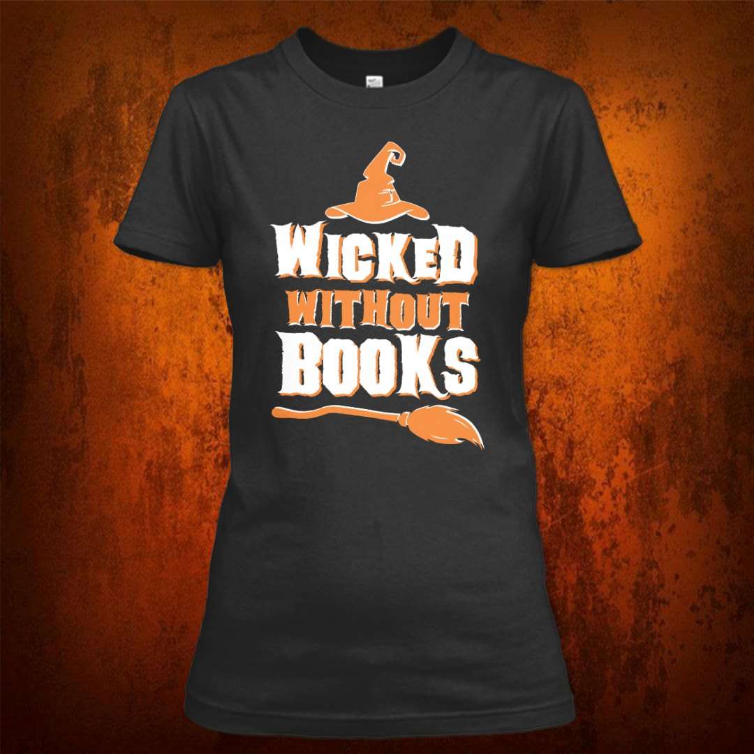 Wicked without books - Witch's broom, Halloween witch costume