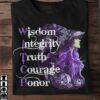 Wisdom Integrity Truth Courage Honor - Halloween witch, Witch and devil pumpkin