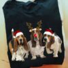 Basset Christmas, Reindeer Basset - Christmas Day Gift, Gift For Basset Lover