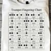 Trumpet Fingering Chart - Gift For Trumpet Player