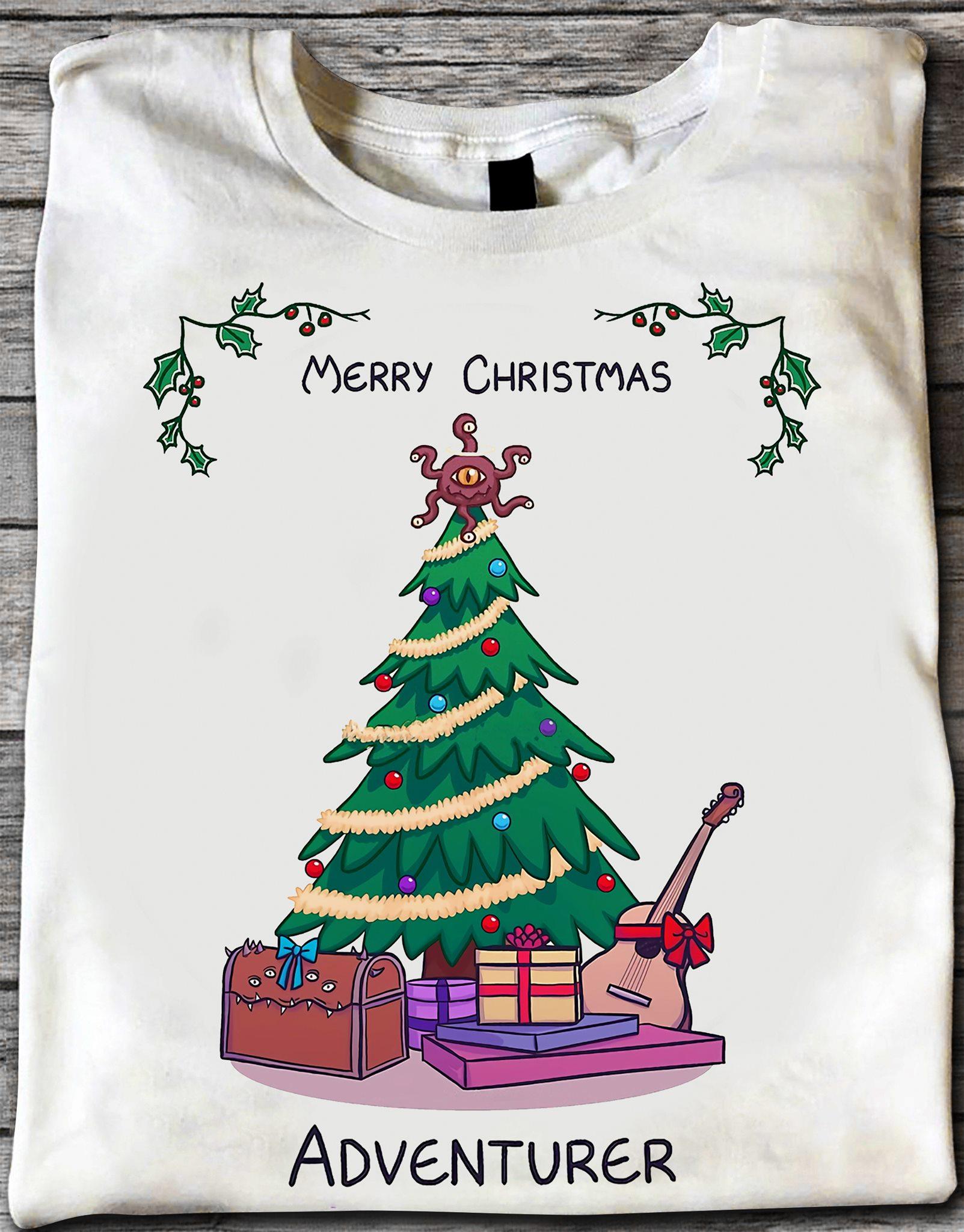 Christmas Dungeon And Dragon, Christmas Tree - Merry Christmas Adventurer