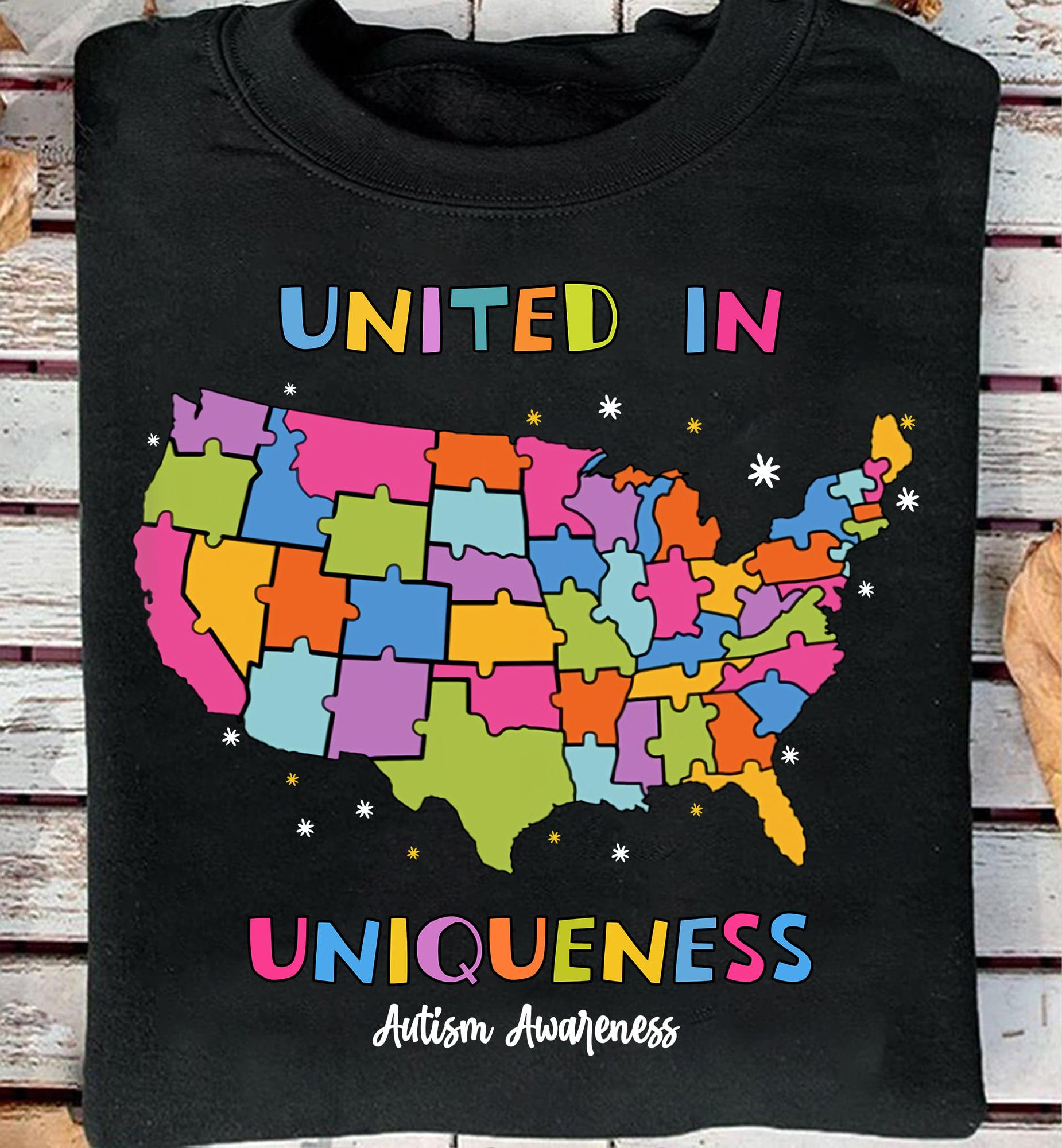 United in uniqueness Autism Awareness - Autism Land
