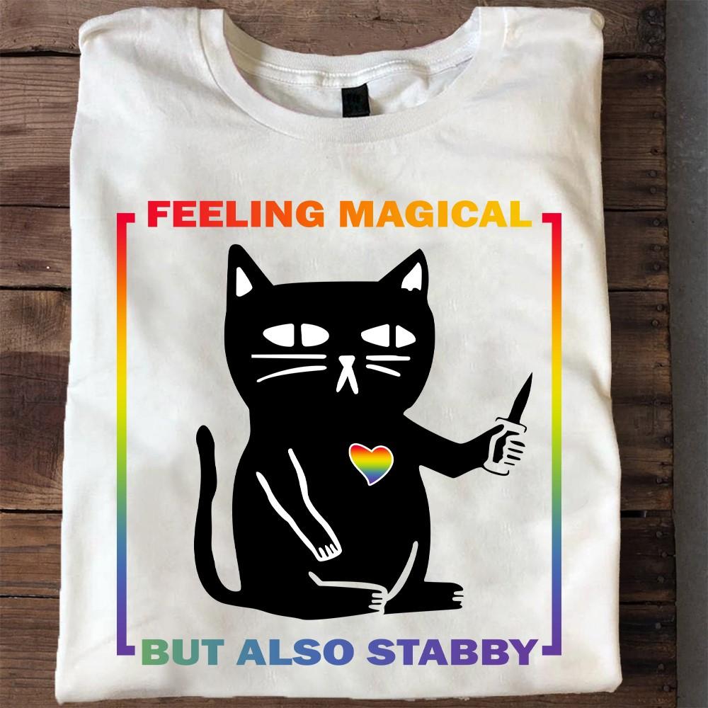 Black Cat LGBT Community - Feeling magical but also stabby