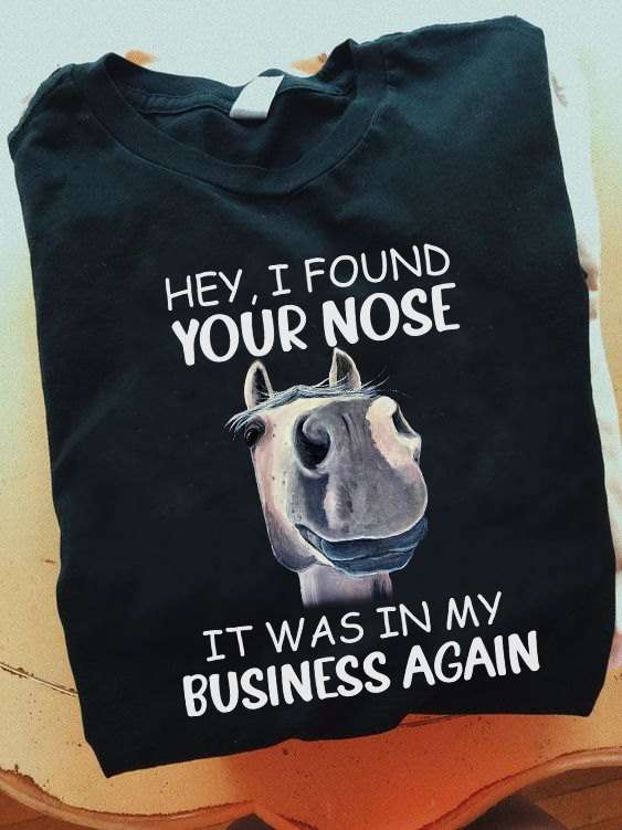 Horse Big Nose, Funny Horse - Hey i found your nose it was in my business again