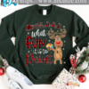 Christmas Reindeer Painting Ugly Christmas Sweater - What fun it is to paint