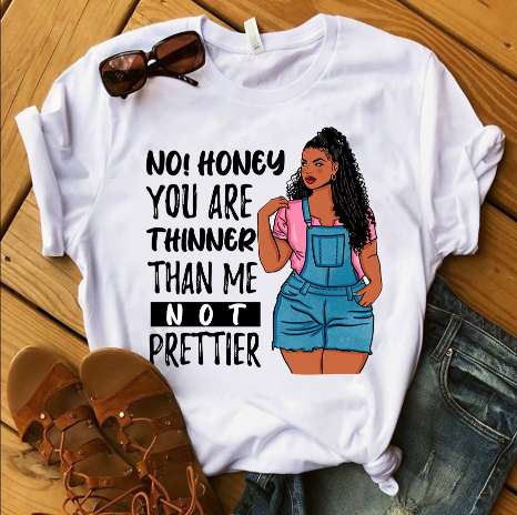 Chubby Black Girl - No! Honey you are thinner than me not prettier