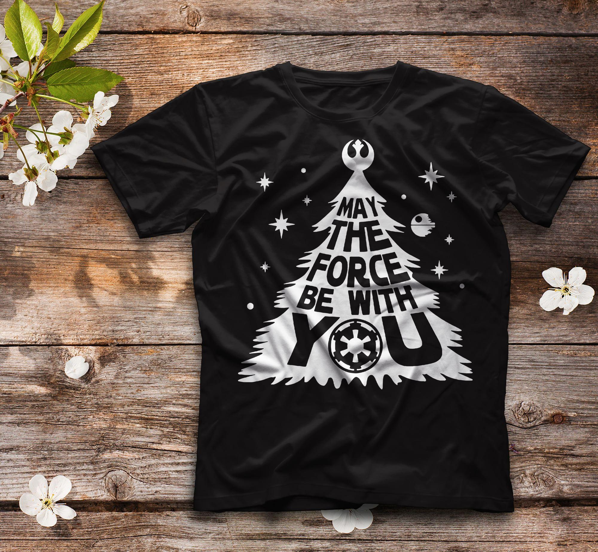 Christmas Tree Shirt - May the force be with you