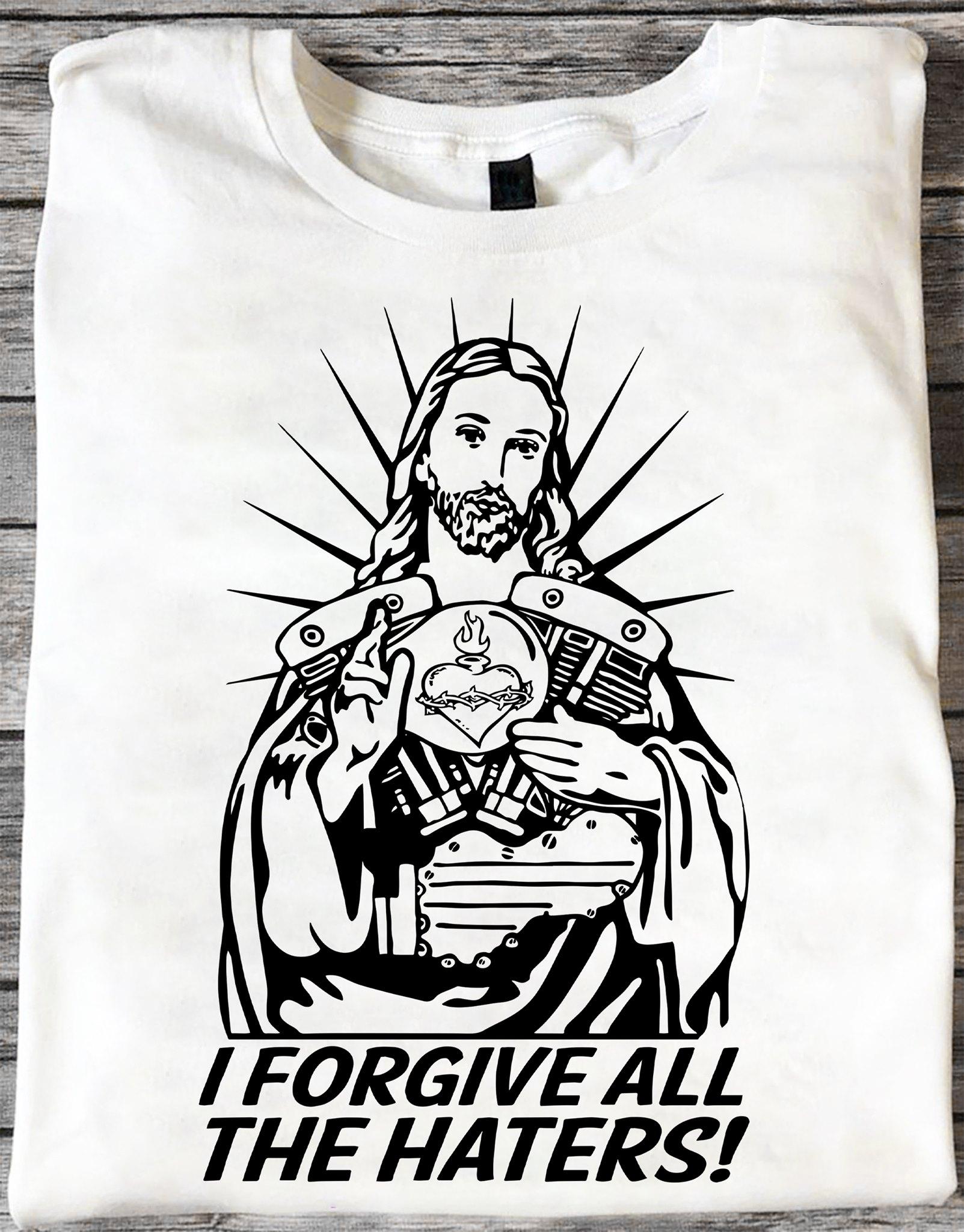 I forgive all the haters! - Motorcycle Engine Jesus