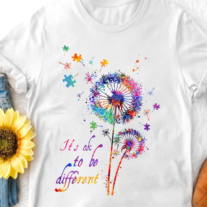 Autism Flower - It's ok to be different