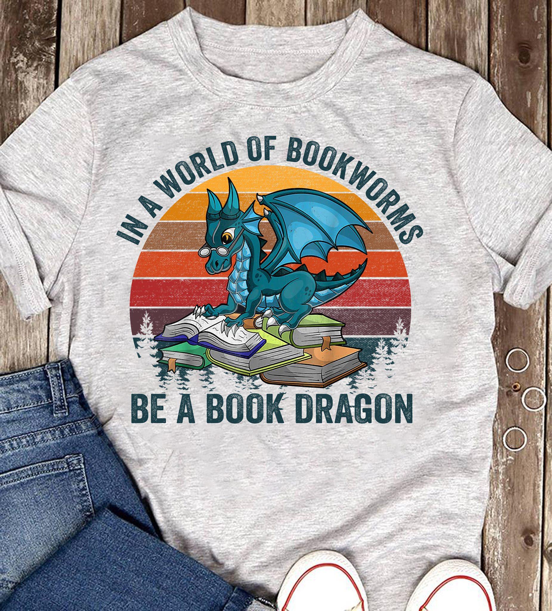Dragon Read Book - In a world of bookworms be a book dragon
