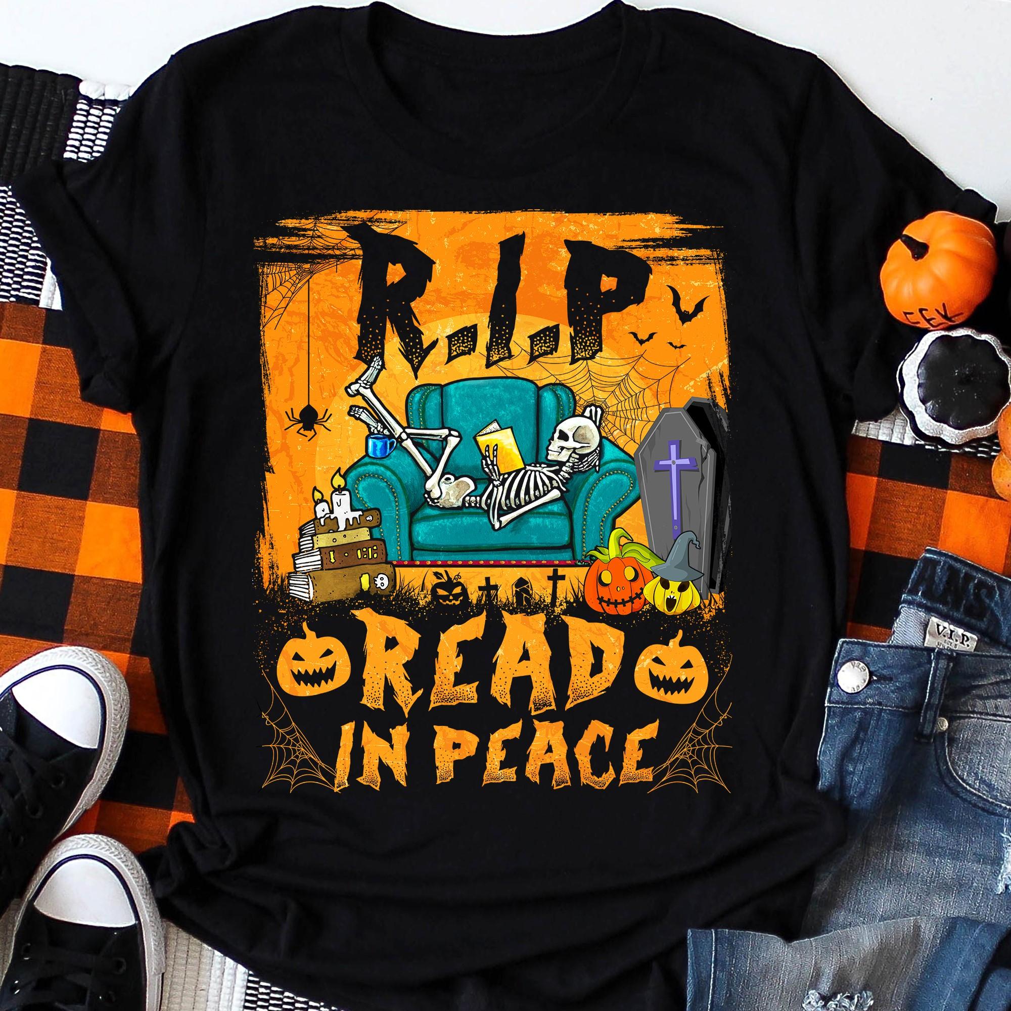 Skeleton Read Book - RIP read in peace
