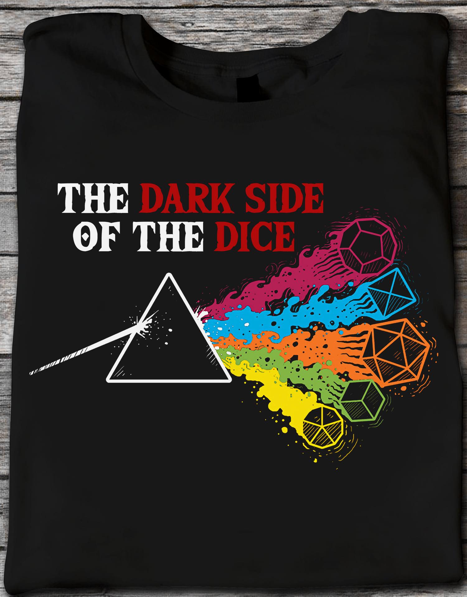 Dark Side Of The Moon Illustration, The Dice Dungeon And Dragon - The Dark Side Of The Dice