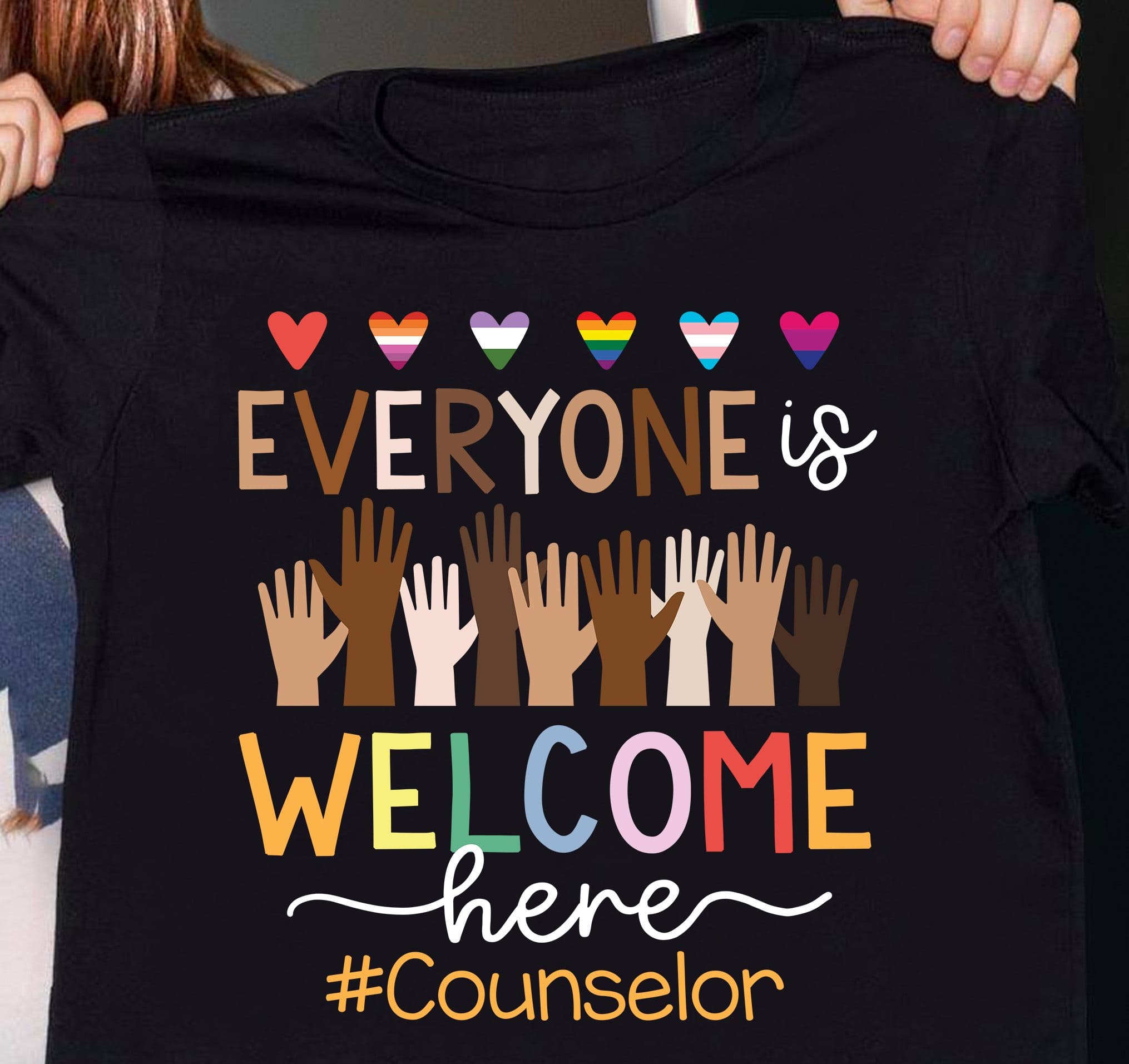 Raise Your Hand LGBT Community - Everyone is welcome here counselor