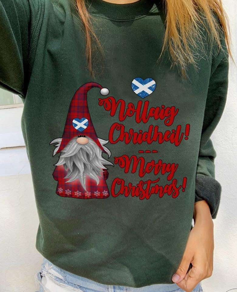 Gnomes Christmas Scottish Land - Nollaig chridheil merry christmas