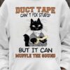 Black Cat Duct Tape - Duct tape can't fix stupid but it can muffle the sound