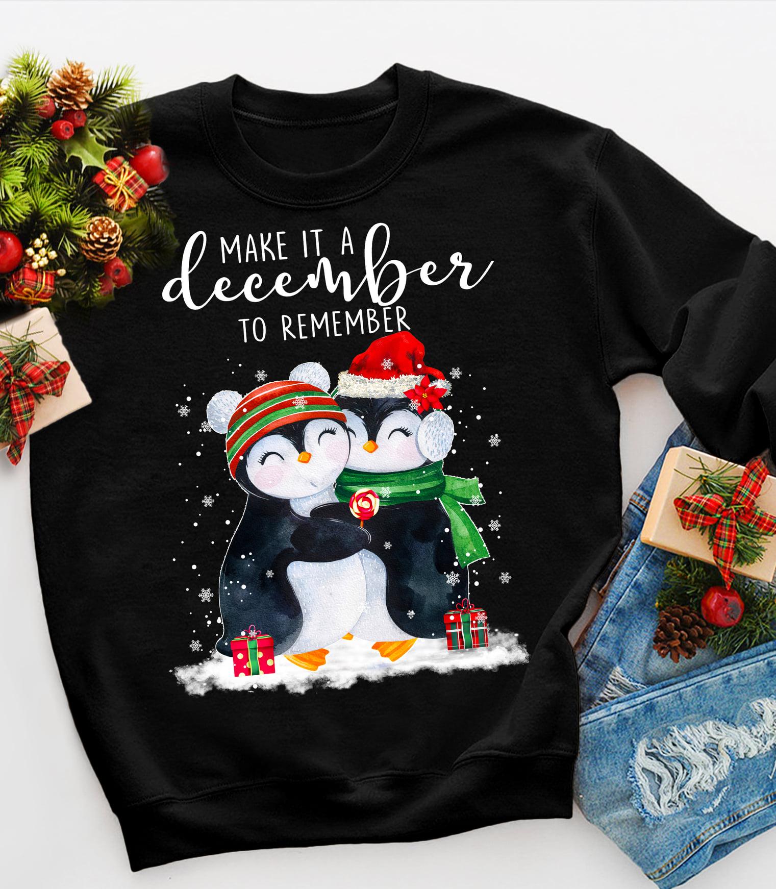 Couple Penguin, Warm Christmas - Make it a december to remember