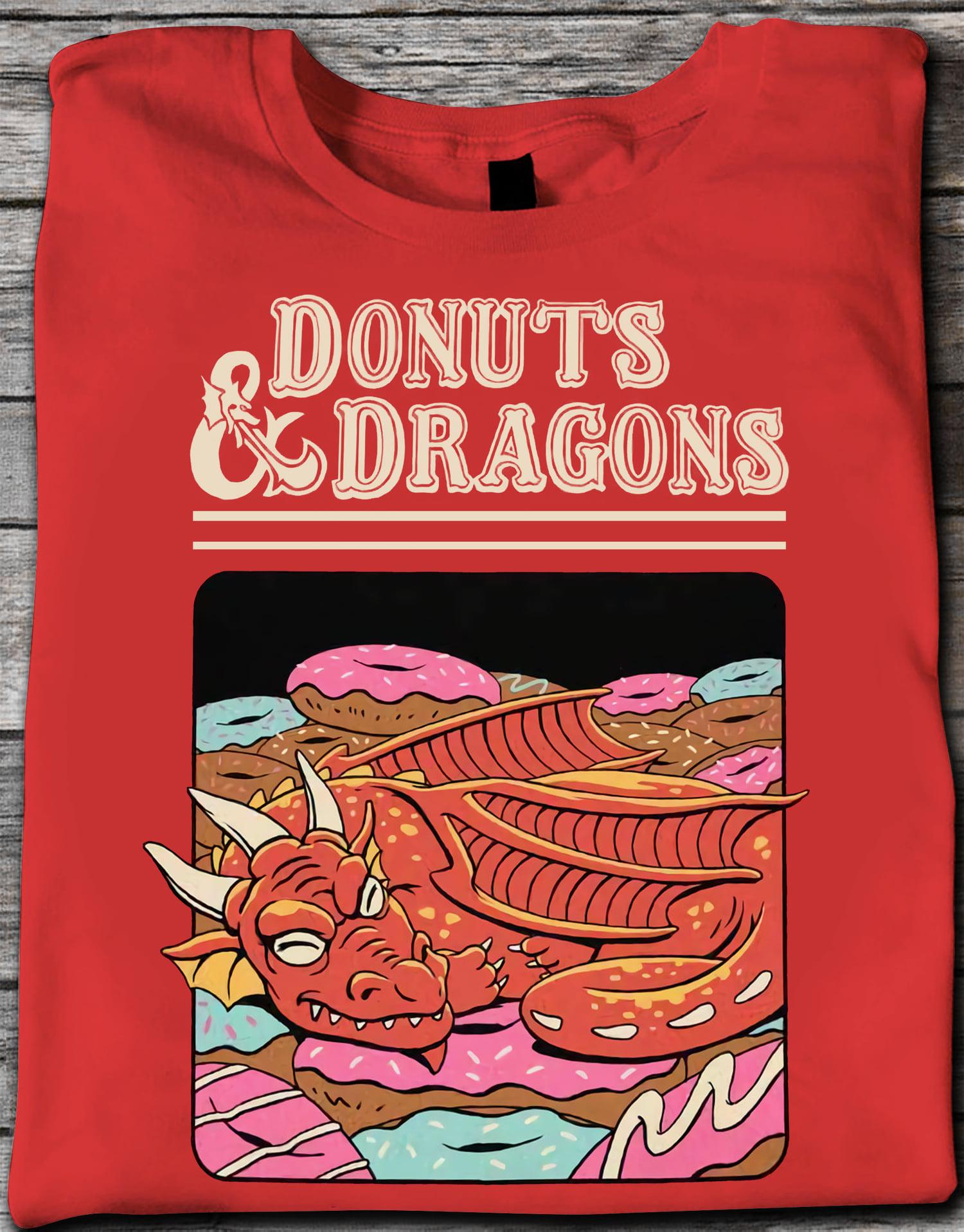 Donut Cake Dragon Sleeping - Donuts And Dragons