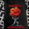 Jesus Weightlifting Dice, Dungeon And Dragon - Making a strength check