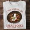 Rabbit Read Book - That's what i do i read books and i know things