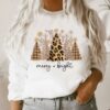Plaid Cute Christmas Tree Sweater, Christmas sweatshirts for Women, Ugly Sweater