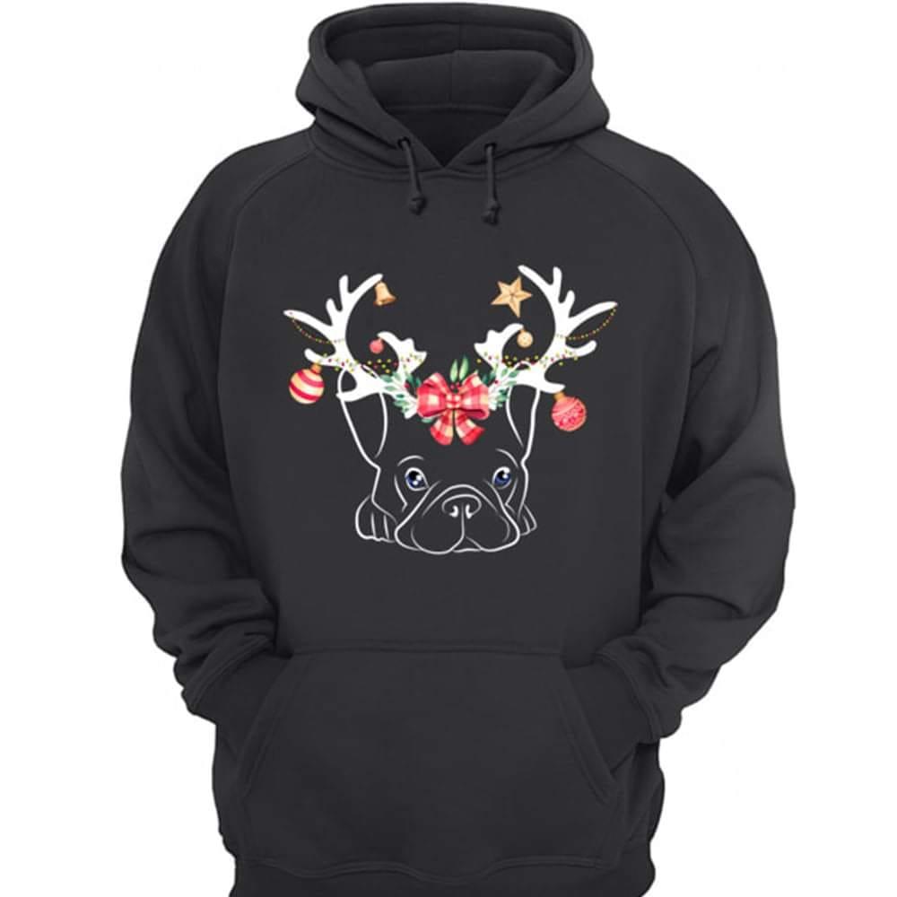 French Bulldog Reindeer Christmas, Ugly Sweater