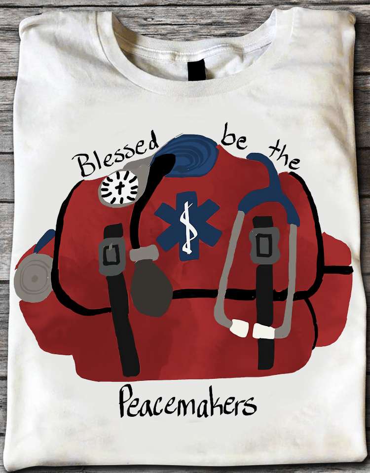 Medical Bag, EMT Symbol - Blessed be the peacemakers