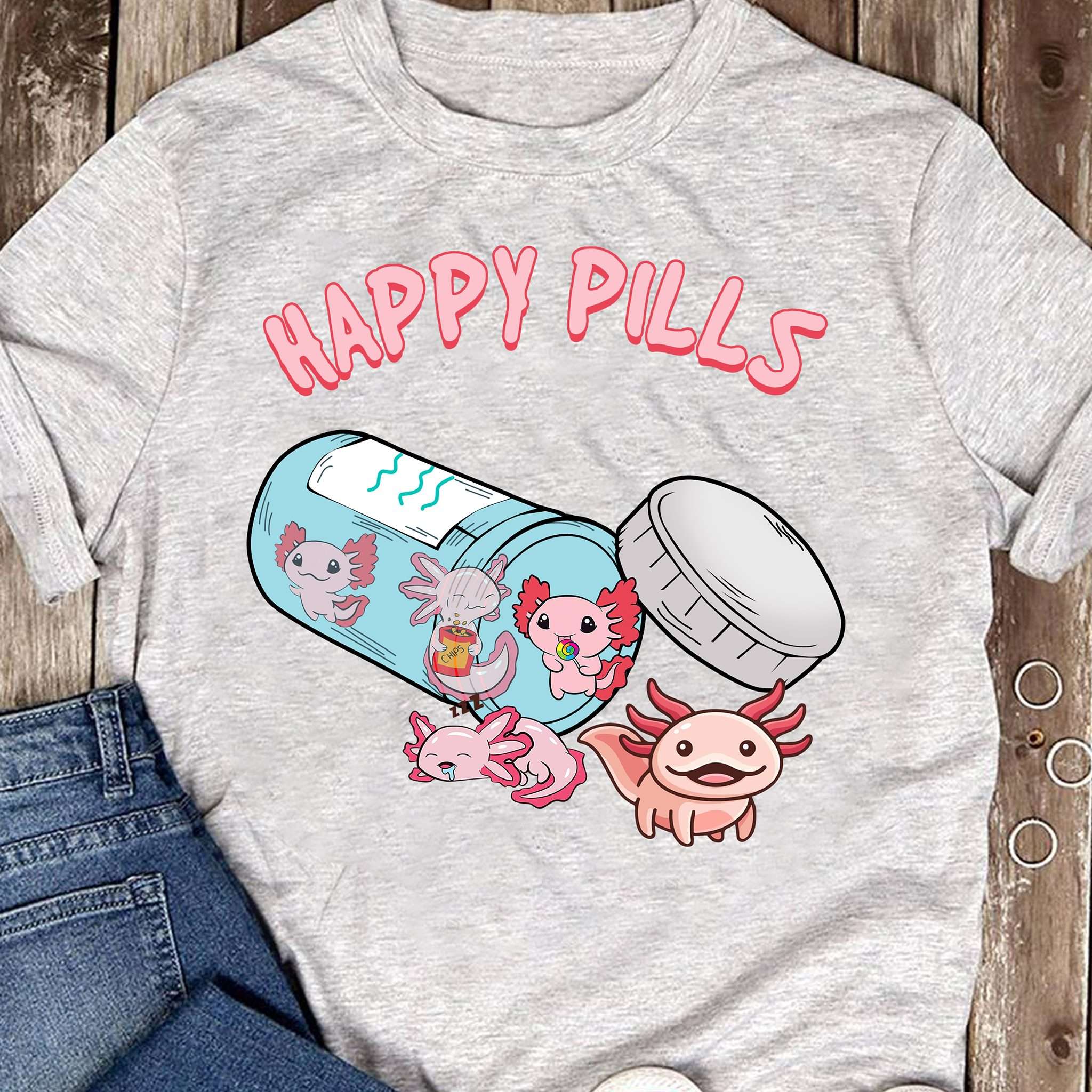 Axolotl Pills, Mexico Axolotl Lover - Happy pills