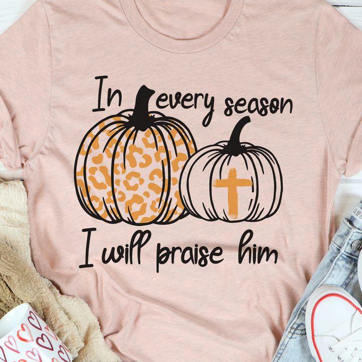 Pumpkin God's Corss - In every season i will praise him