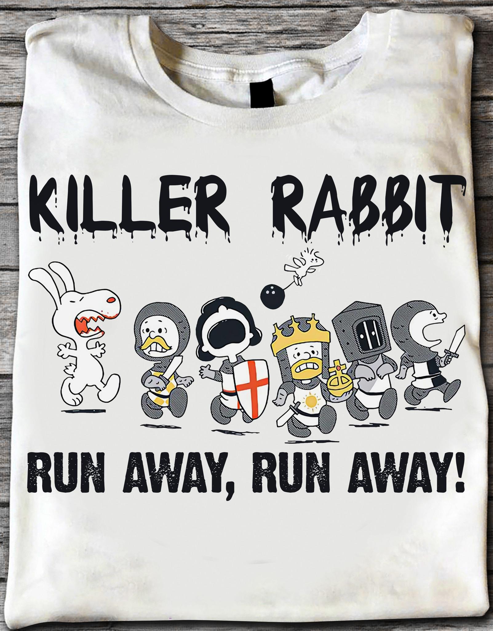 The Peanuts Monty Python - Killer Rabbit Run Away