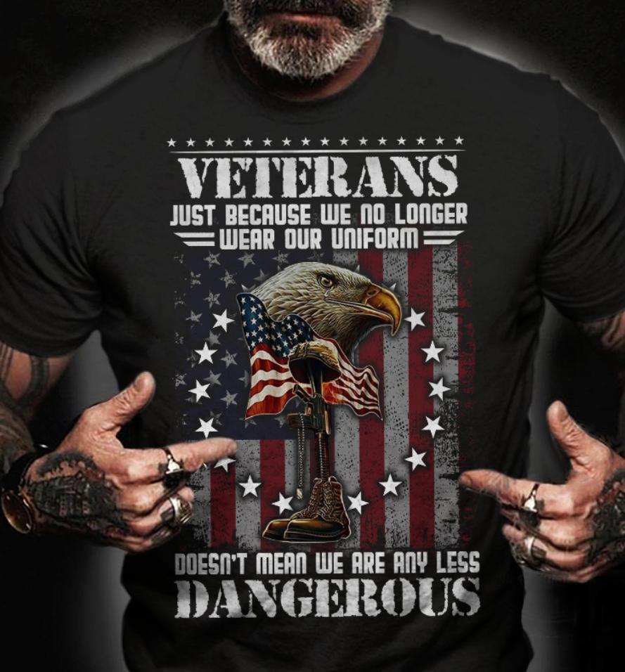 America Eagle Veteran - Veterans just because we no longer