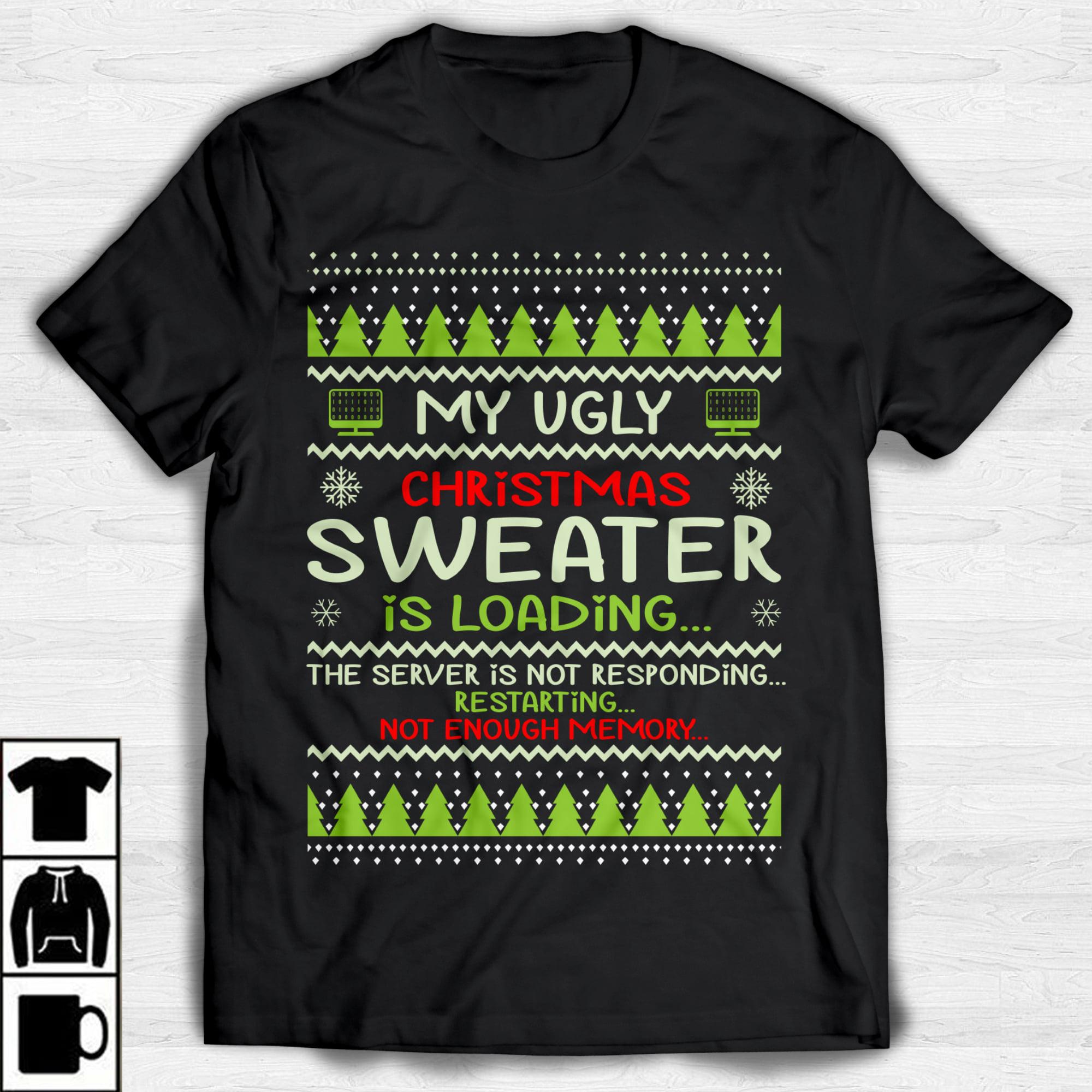 My ugly christmas sweater is loarding the server is not responding restarting not enough memory