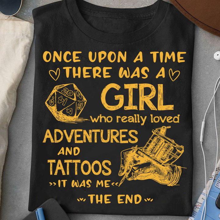 Tattoo Girl Dungeon And Dragon - Once upon a time there was a girl who really loved adventures and tattoos