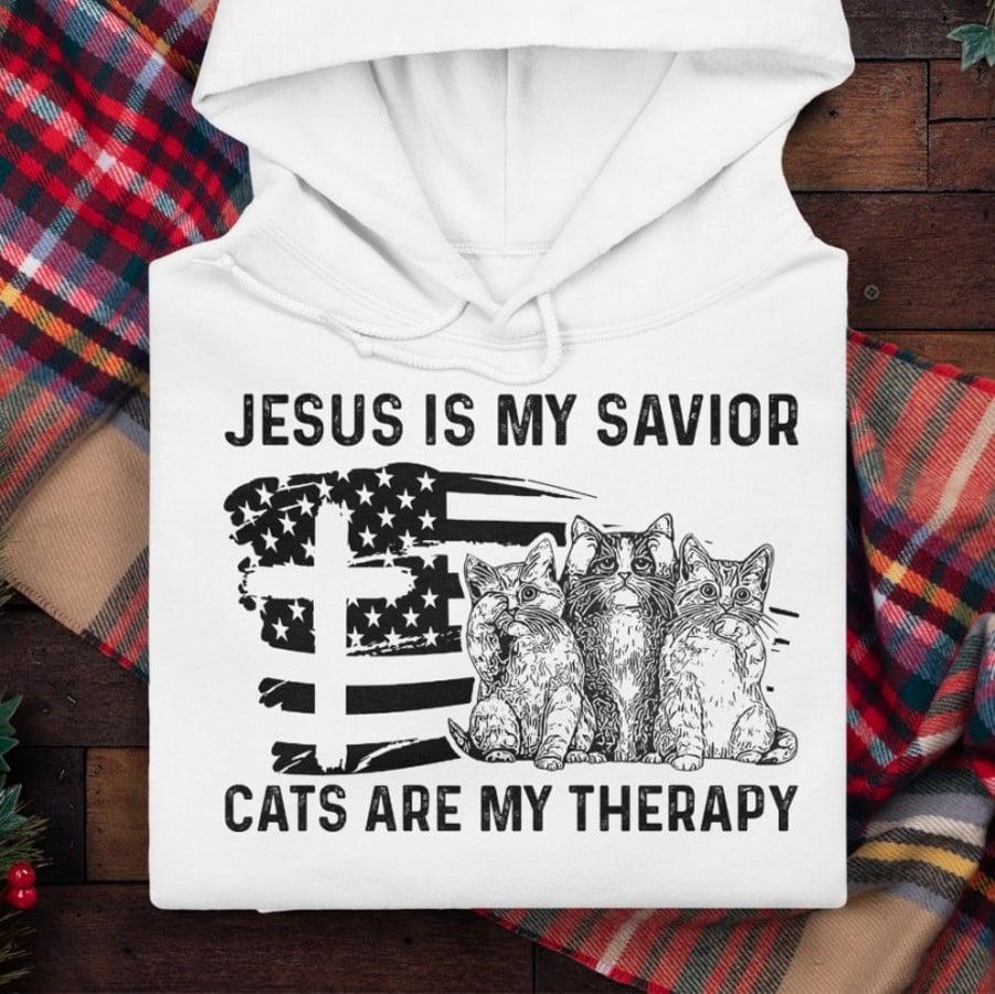 Cats America Flag, God's Cross