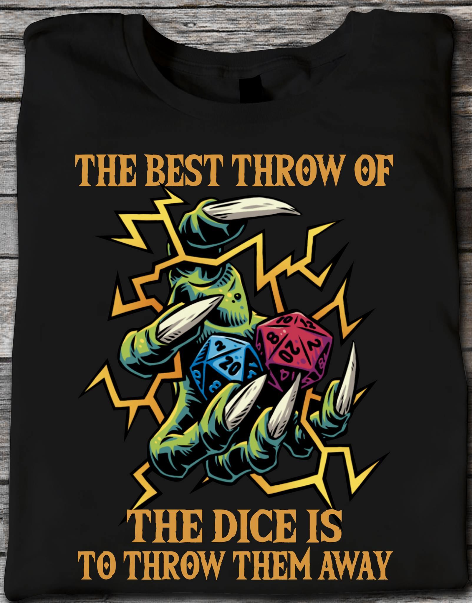 Monster Hand And The Dice, Dungeon And Dragon - The best throw of the dice is to throw them away