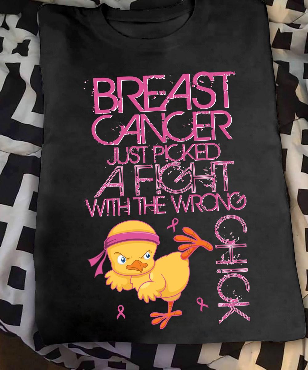 Breast Cancer Chicken - Breast cancer just picked a fight with the wrong chick