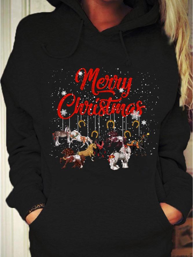 Carousel Horse, Christmas Day Gift - Merry Christmas