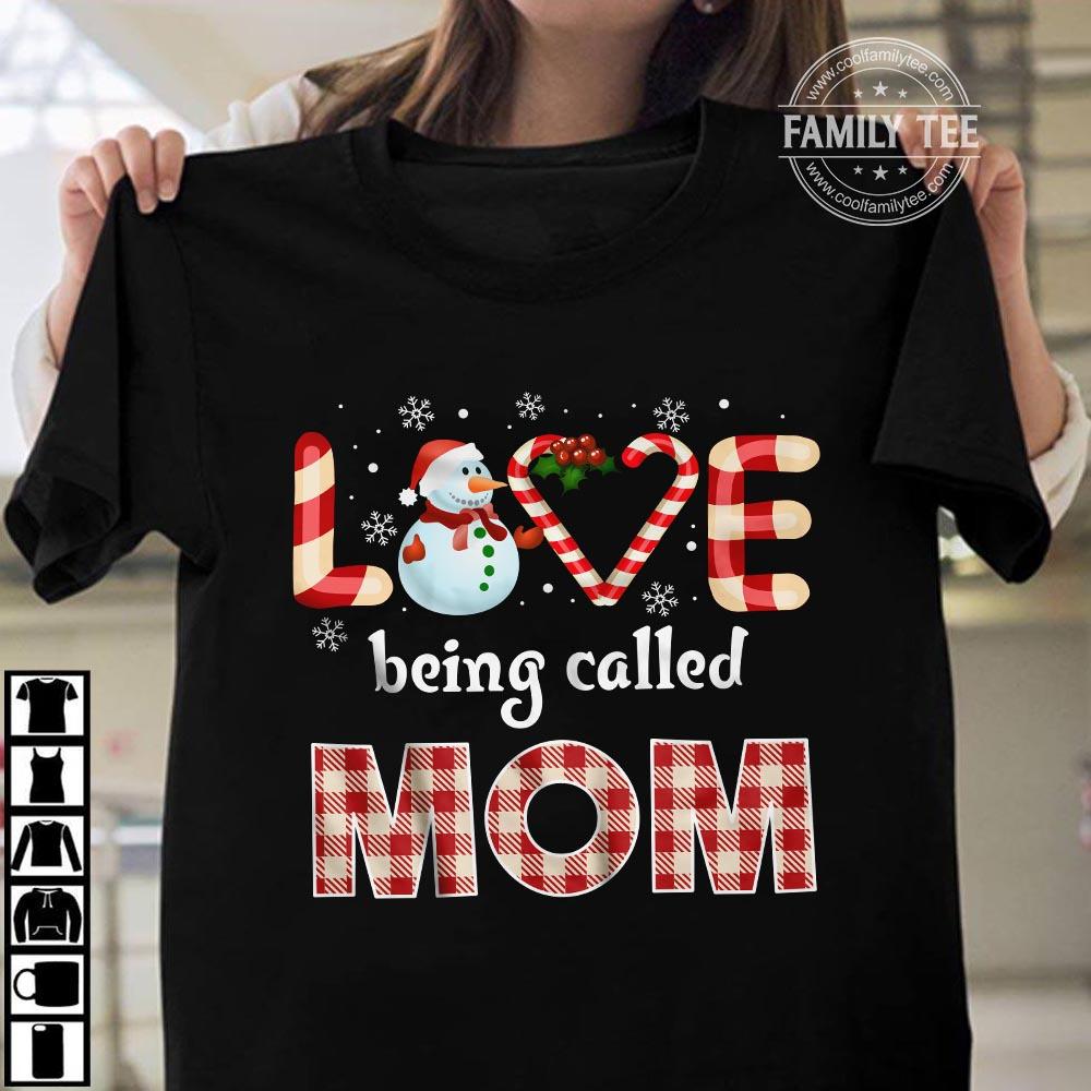 Christmas Snowman Ugly Sweater, Gift for mother's day - Love being called mom
