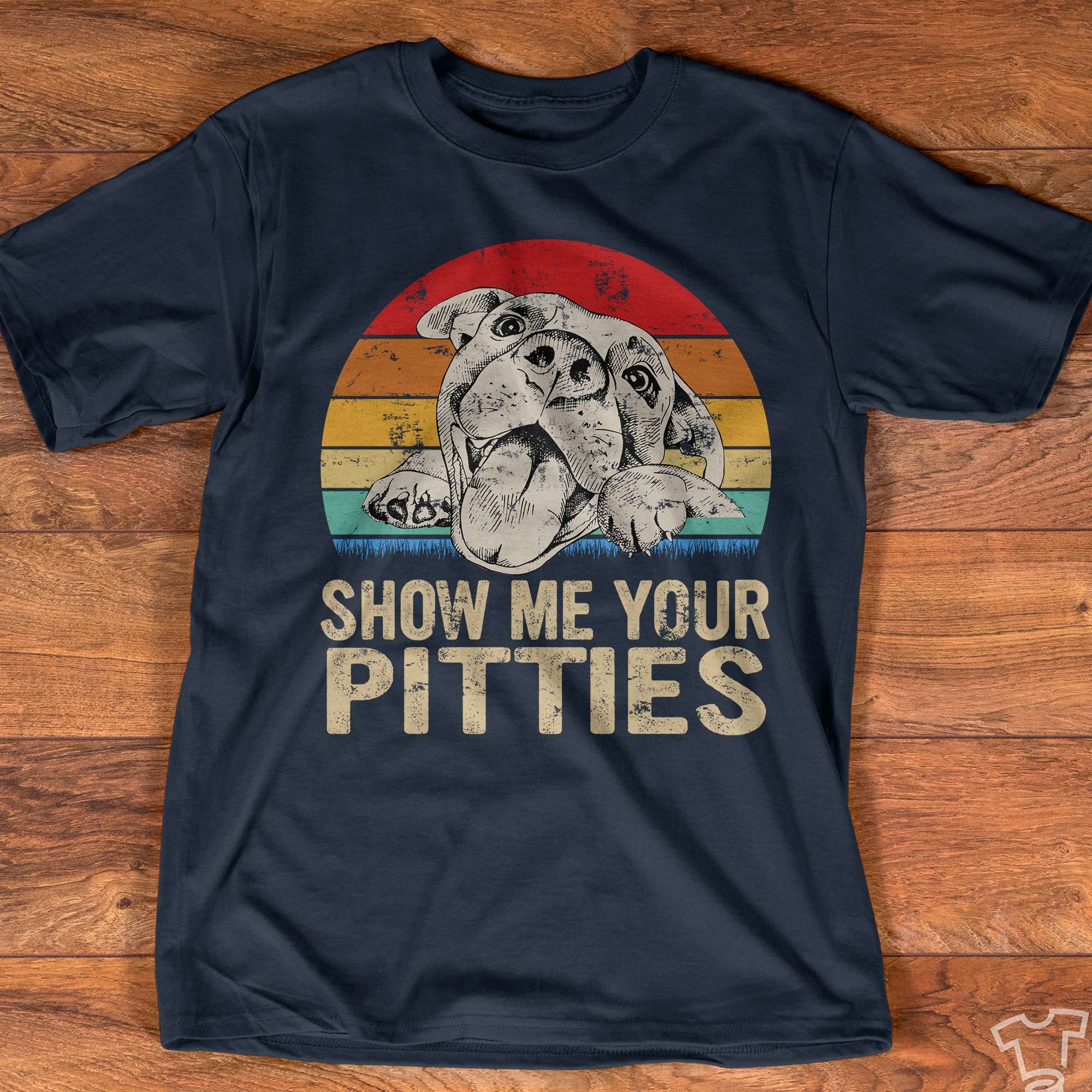 Pitbull Graphic T-shirt - Show me your pitties